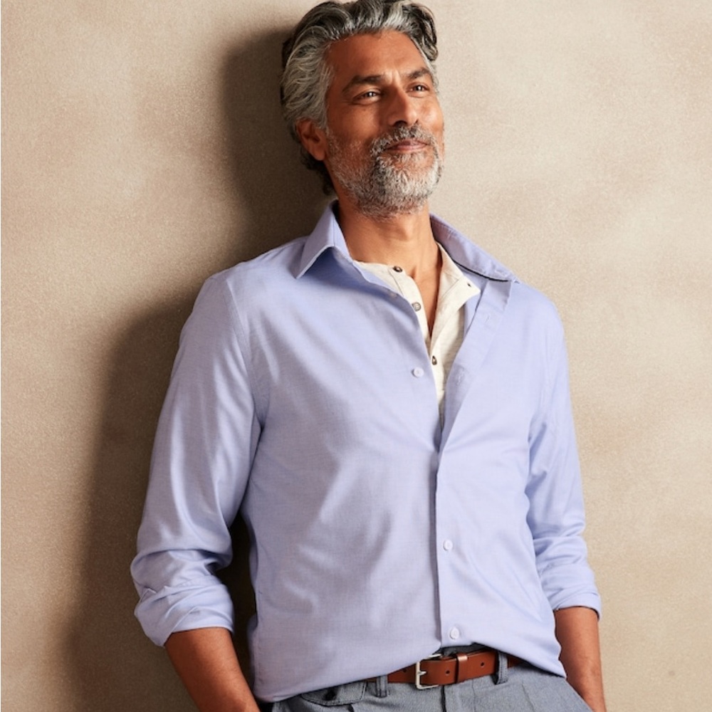 Banana Republic slim fit non iron shirt